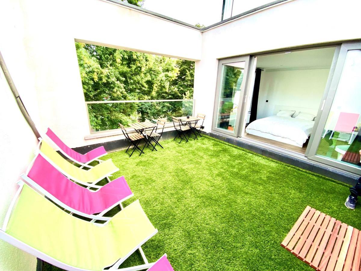 The Square - Vacation Rental With Outdoor Sauna - Centre Of Antwerpen Bagian luar foto